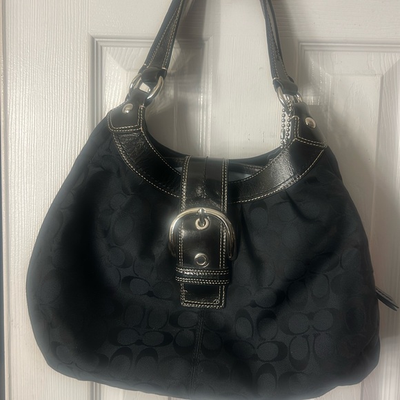 Coach Black Hobo Bag - Picture 1 of 11